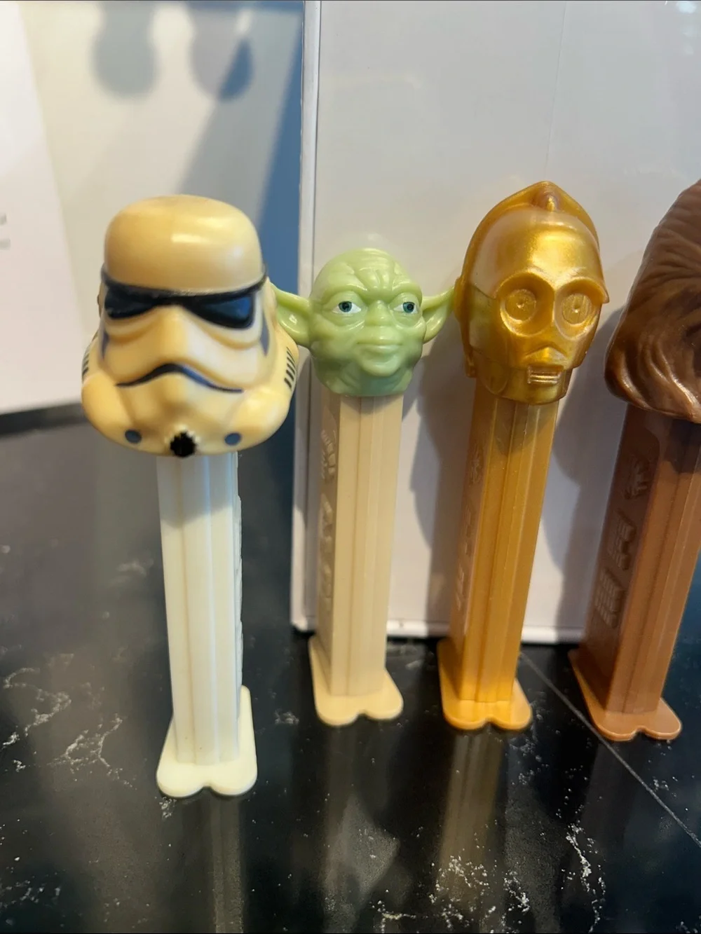 Vintage Star Wars Pez Dispensers Set of 5